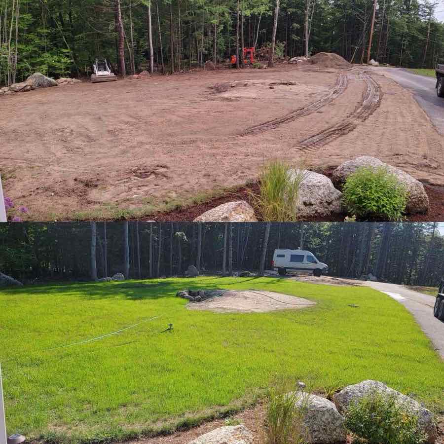 Drainage and erosion control work completed near Meredith, NH